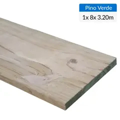 PINO BRUTO 1" X 8" X 3,2 MT. 043703