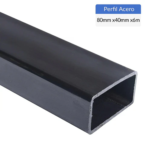 PERFIL RECTANGULAR 80X40X3 MM. X 6000 MM. 1843-06000