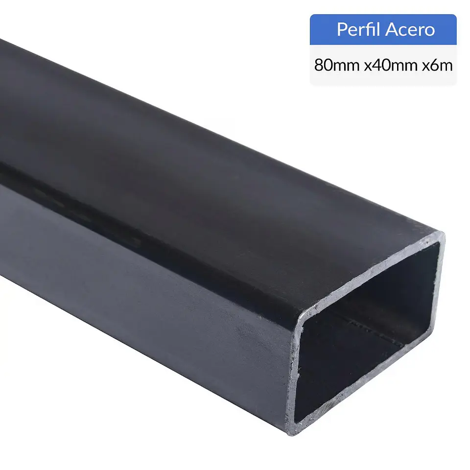 PERFIL RECTANGULAR 80X40X3 MM. X 6000 MM. 1843-06000 1