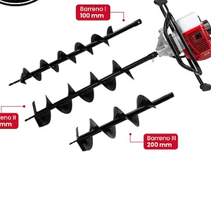 MOTOAHOYADOR OSLO3HP 52CC / 3 BARRENO 100,150,200 IOSMA0001