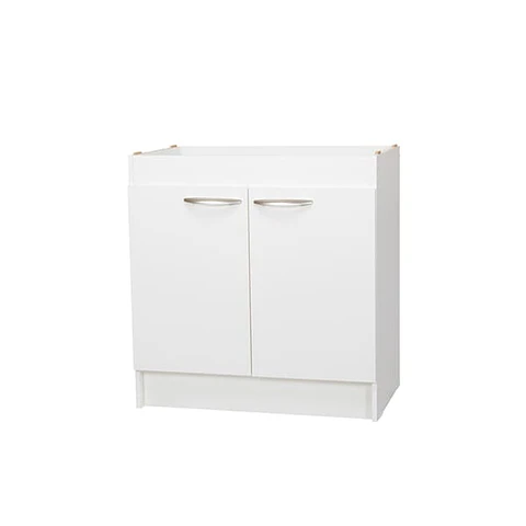 MUEBLE LAVAPLATO BLANCO 0.80MT 2P/1C IZQ. (iM80-SI/021)