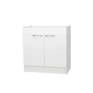MUEBLE LAVAPLATO BLANCO 0.80MT 2P/1C IZQ. (iM80-SI/021)