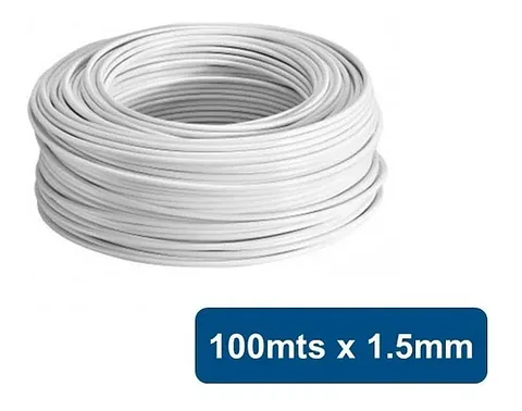 CABLE EVA TOXFREE 1.5MM.X100 MT.BLANCO H07Z1 TOX15BR