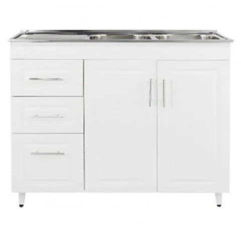 MUEBLE LAVAPL.BLANCO 1.20 MT.3P+1C IZQ BAL120BI