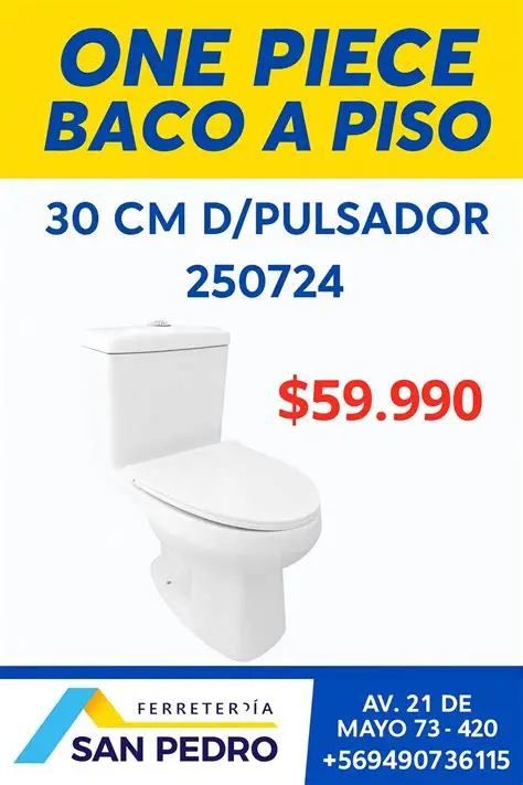 ONE PIECE D/PULSADOR A PISO 30CM BACO 250724 C/SELLO Y ANCLAJE