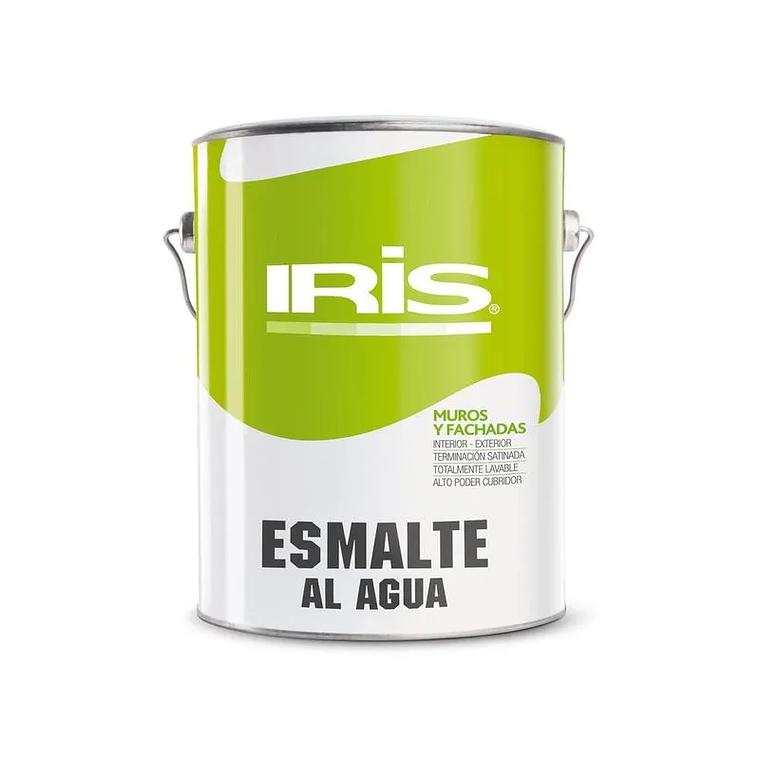 ESMALTE AL AGUA FAST/IRIS BLANCO 1 GLN. 1