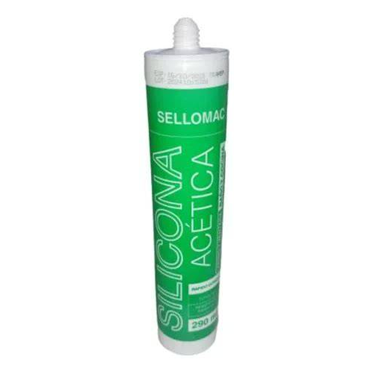 SILICONA SELLOMAC ACETICA TRANSPARENTE 290ML 1
