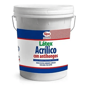 LATEX SIPA ACRILICO 4 GLN BLANCO TINETA 41840430