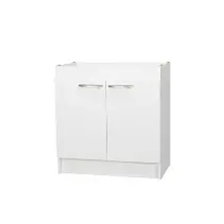 MUEBLE LAVAPLATO BLANCO 0.80MT 2P 80CM ALTO(iM80-2P/060) 1