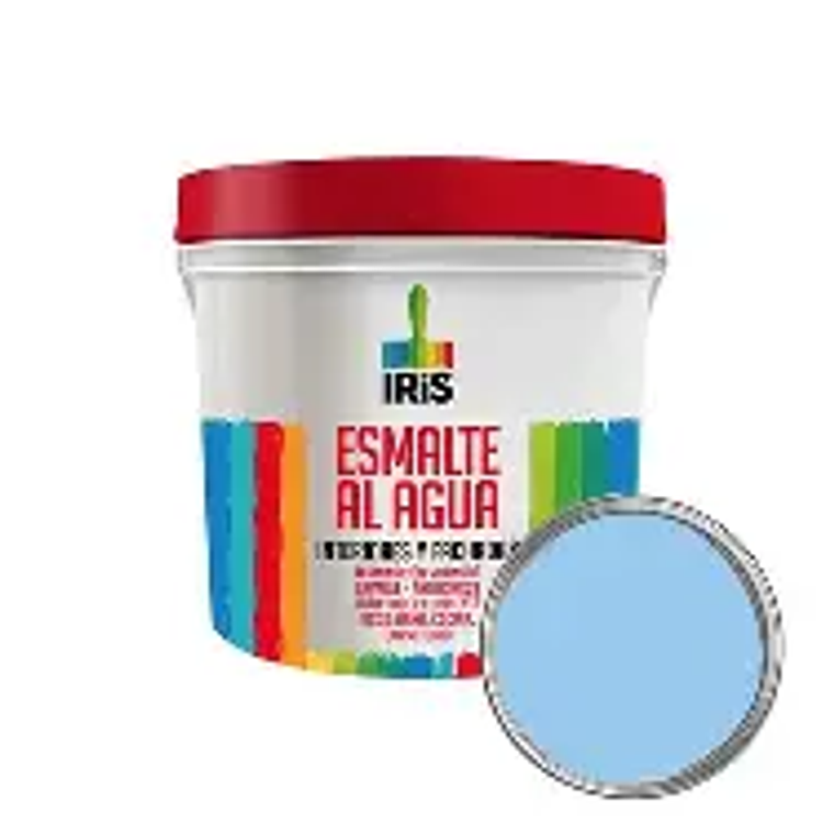 ESMALTE AL AGUA FAST/IRIS CELESTE 1 GLN. 1