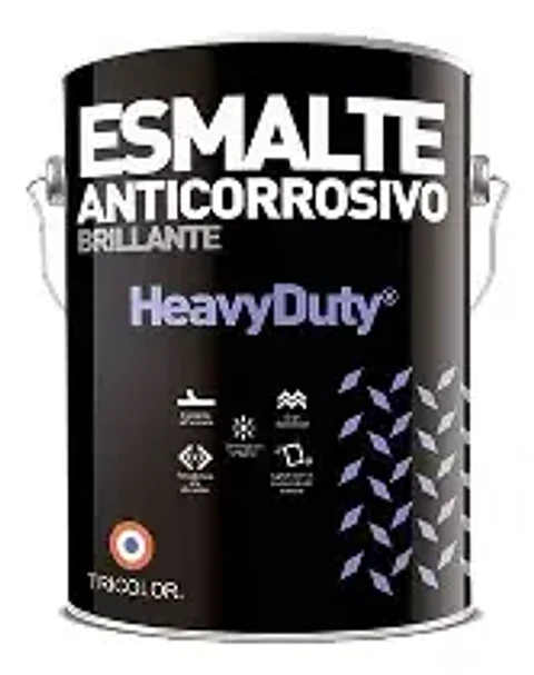 ESMALTE ANTICORROSIVO BRILLANT TRICOLOR NEGRO 1 GL