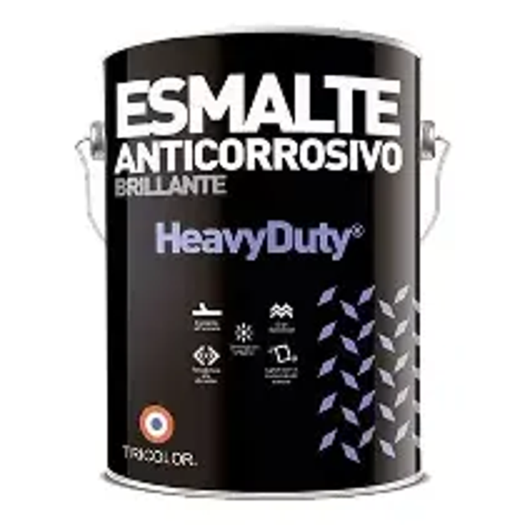 ESMALTE ANTICORROSIVO BRILLANT TRICOLOR NEGRO 1 GL 1