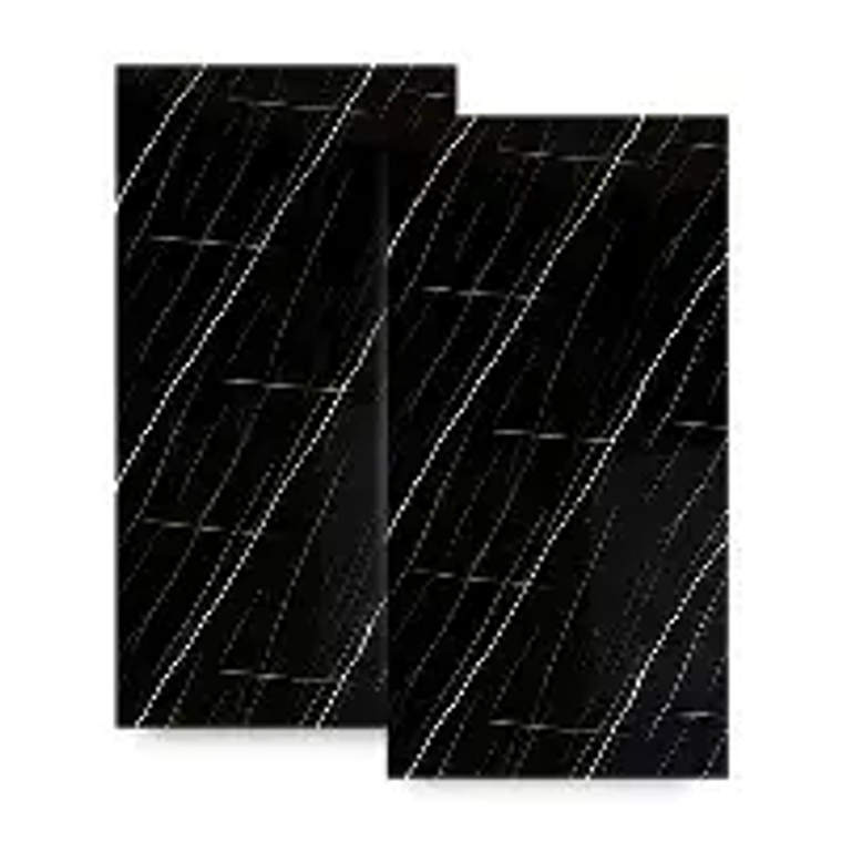 REVESTIMIENTO PVC MARMOL AZABACHE 1.22 X 2.44 252232 1