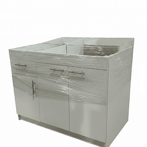 MUEBLE LAVAPLATO BLANCO 120 DER 90CM 3P/1C (iM120-SD90)