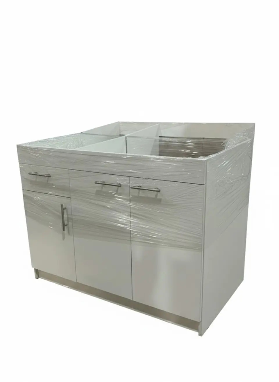 MUEBLE LAVAPLATO BLANCO 120 DER 90CM 3P/1C (iM120-SD90) 1