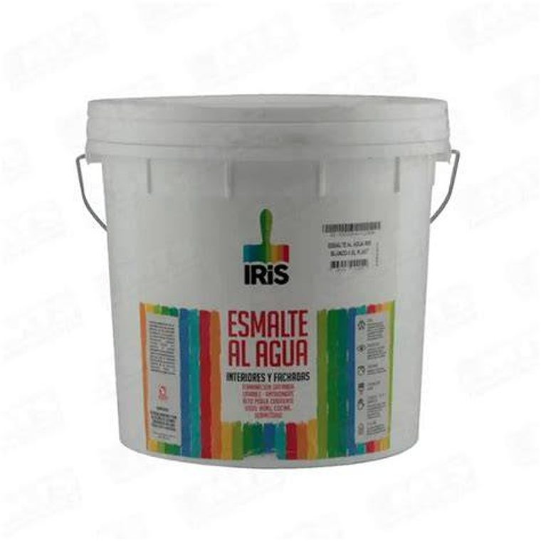 ESMALTE AL AGUA FAST/IRIS BLANCO TINETA 4 GLN. 1