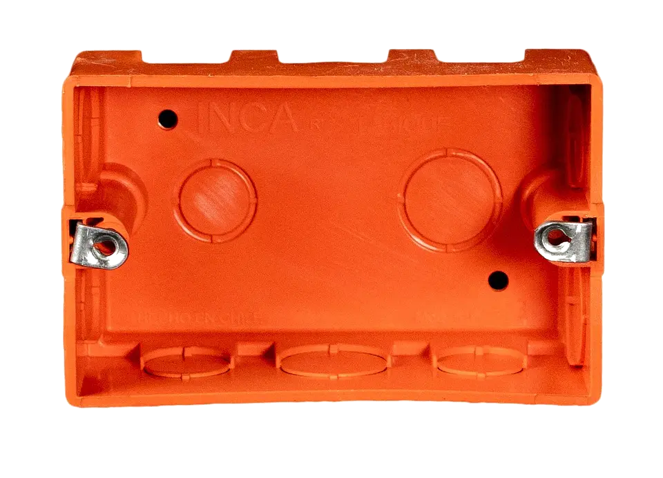 0600CE0516 CAJA ELECTRICA EMBUT.RECT.NARANJA MEC TABIQUE 024372 1