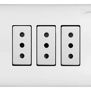 0200TA0503 ENCHUFE MEC EMB.TRIPLE 10 A.BLANCO