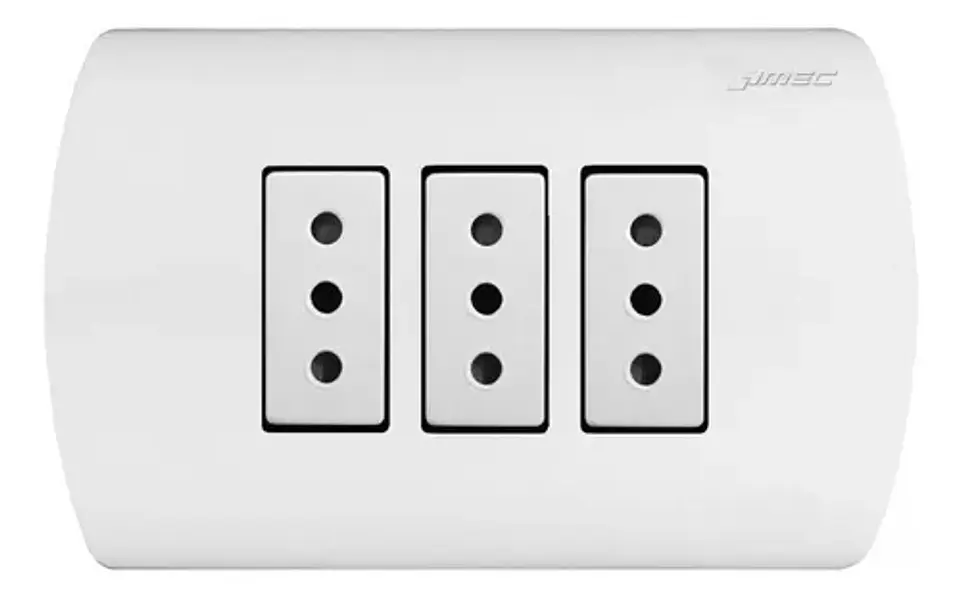 0200TA0503 ENCHUFE MEC EMB.TRIPLE 10 A.BLANCO 1