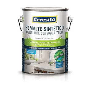 ESMALTE CERELUXE BLANCO AQUA TECH 1GL.11701001