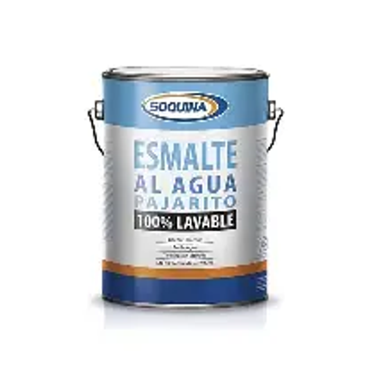 ESMALTE AL AGUA PAJARITO  BLANCO 1GLN.20026901 1