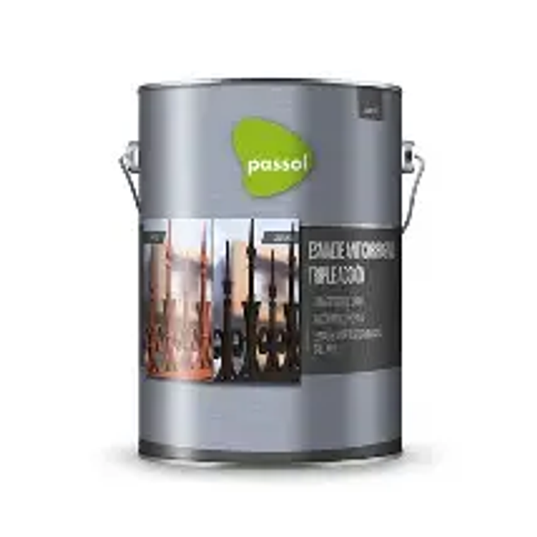 ESMALTE ANTIC. TRIPLE ACCION NEGRO 1 GL PASSOL 101323001 1