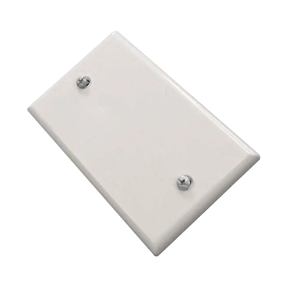 0600PC0551 TAPA CIEGA PLASTICA BLANCA C/PERNOS 1
