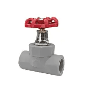 LLAVE PASO PPR 25 MM.GRIS MANILLA ROJA 90102/333303