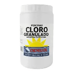 CLORO PISCINA DIDEVAL GRANULADO POTE 1 KG.780551400088