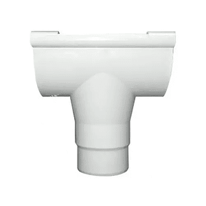 TEE DE BAJADA BLANCA 80/75 MM. 346002/64040