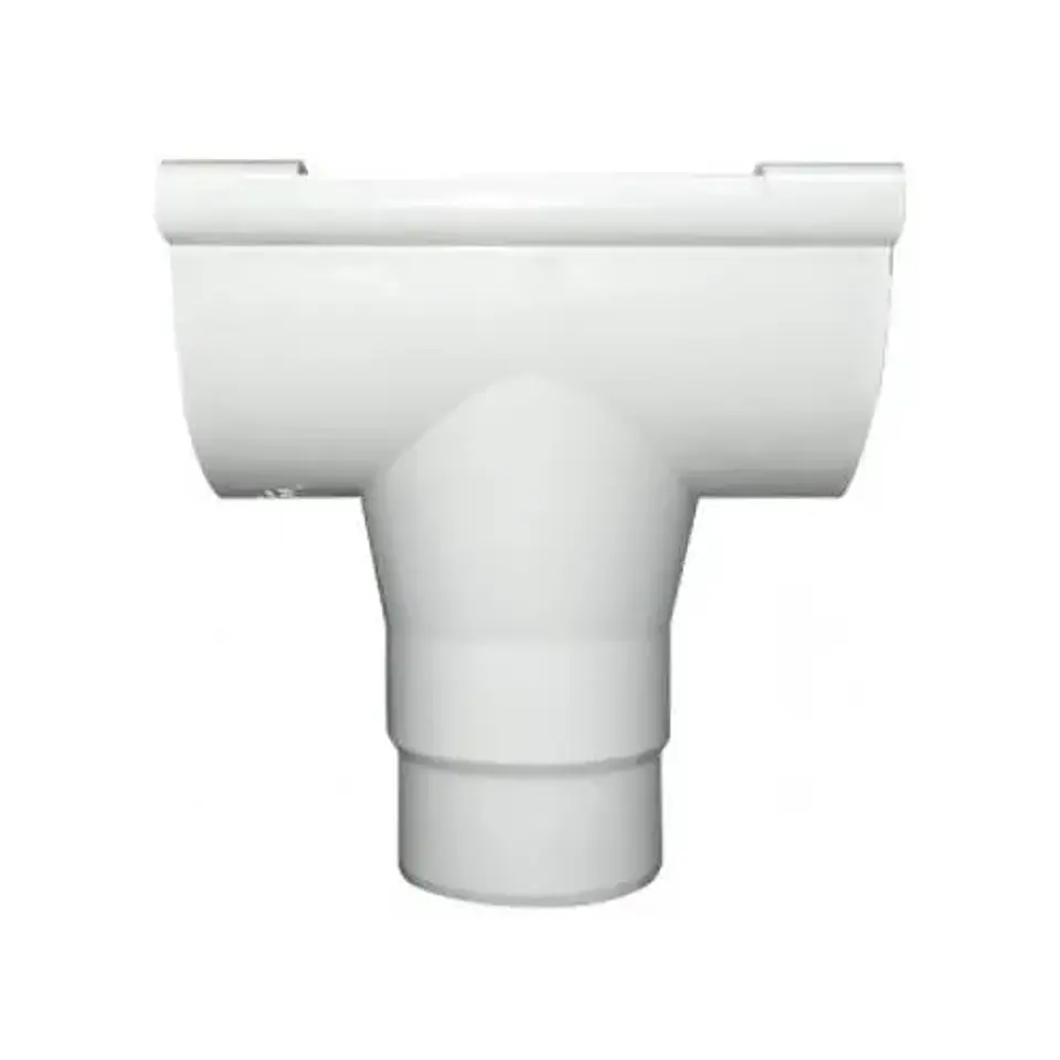 TEE DE BAJADA BLANCA 80/75 MM. 346002/64040 1