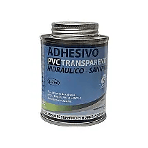 ADHESIVO PVC SIST. HIDRAULICOS 237CC. C/PINCEL TRANSP