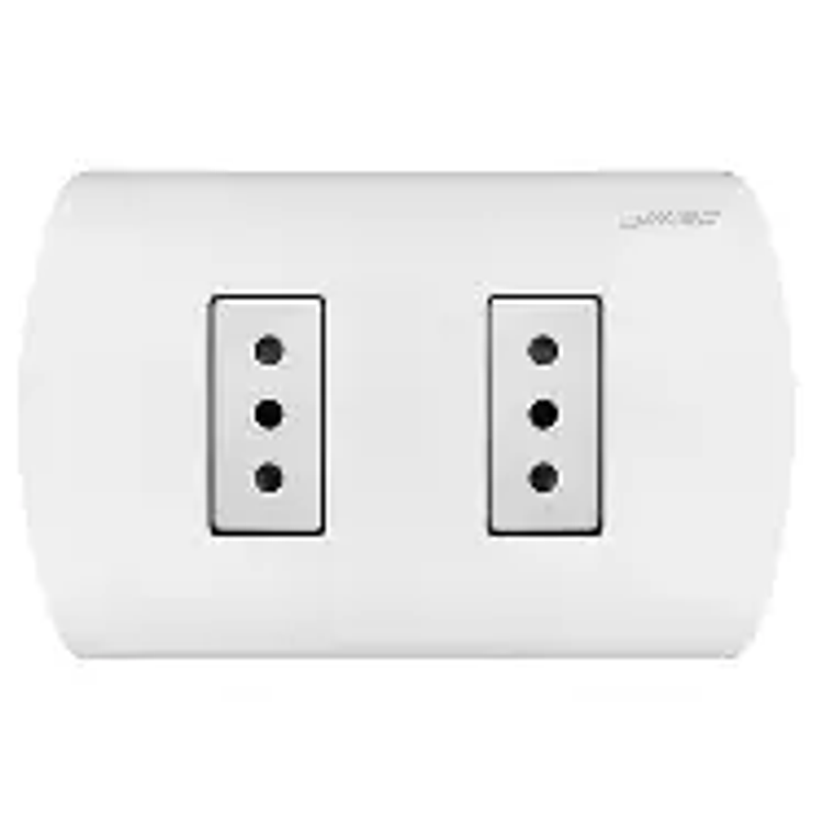 0200TA0502 ENCHUFE MEC EMB.DOBLE 10A.BLANCO 1