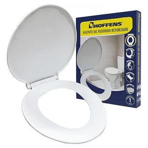 ASIENTO WC REDONDO REFORZADO BLANCO HOFFENS 62706