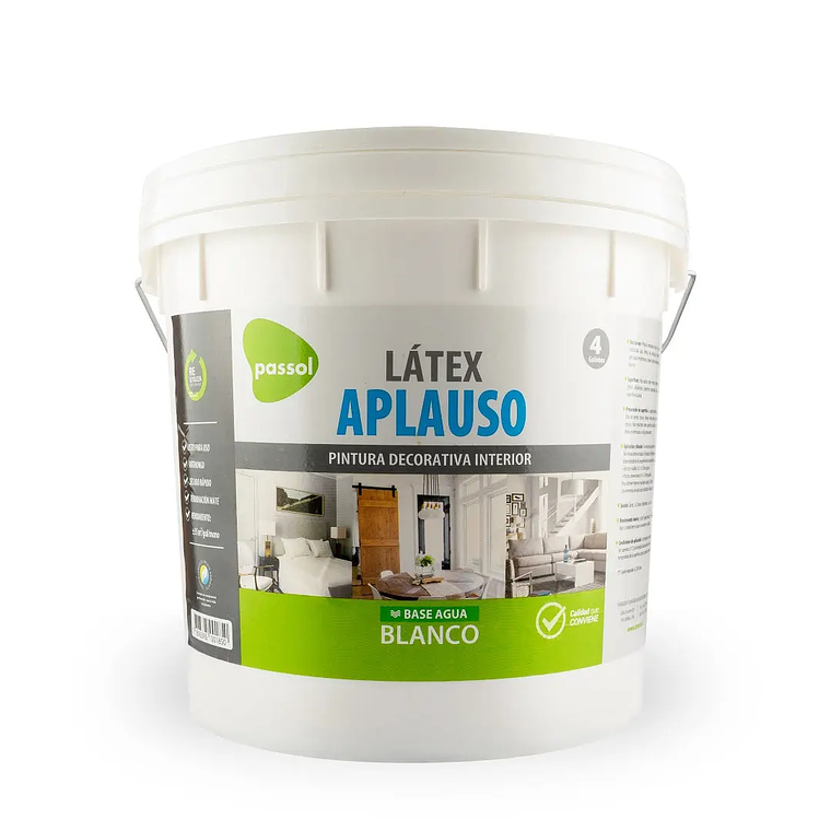 LATEX PASSOL APLAUSO BLANCO 1 GLN.0403022/101413004 1
