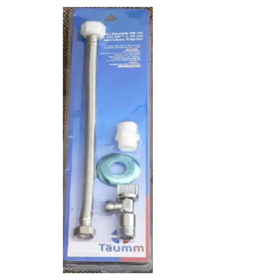 LLAVE ANGULAR TAUMM C/FLEXIBLE 1/2