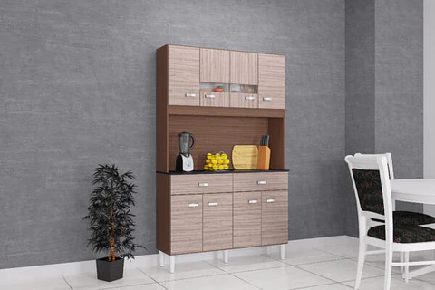 MUEBLE COCINA BARBARA CAPUCCINO 2 CAJ. 219513