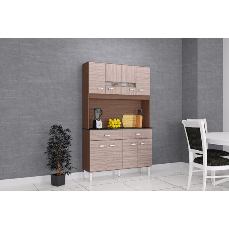 MUEBLE COCINA BARBARA CAPUCCINO 2 CAJ. 219513 1