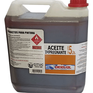 ACEITE LINAZA IMPREGNANTE DIDEVAL 5 LTS.