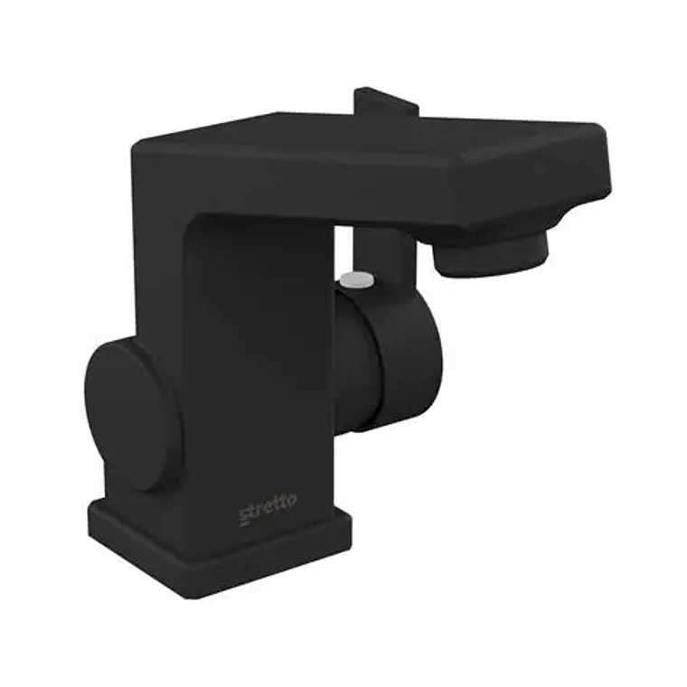 MONOMANDO LAVAMANOS RIDOTTI STRETTO NEGRO MATTE 20DT5003220 1