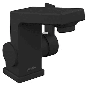 MONOMANDO LAVAMANOS RIDOTTI STRETTO NEGRO MATTE 20DT5003220