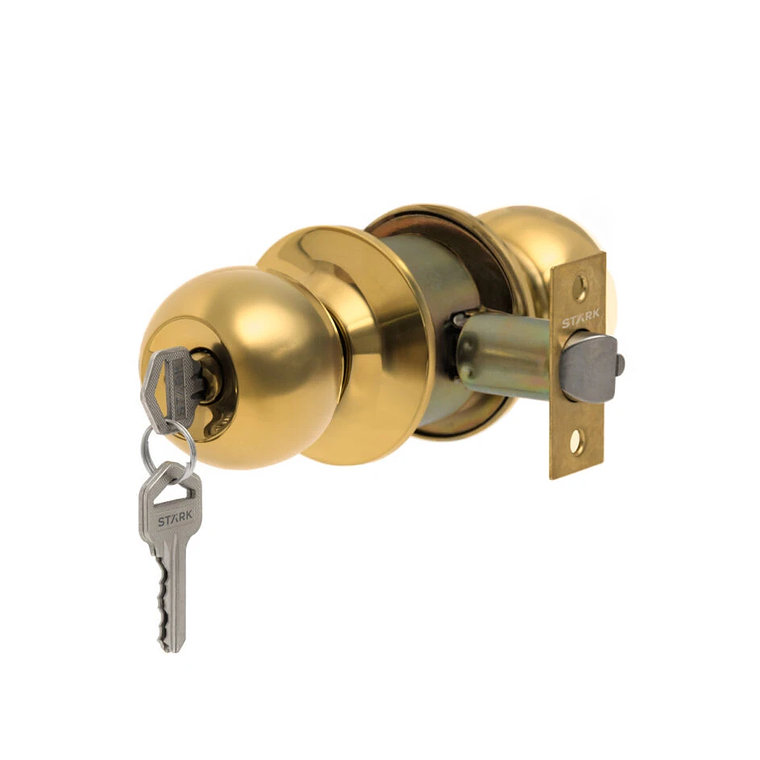 CERRADURA POMO STARK OFIC/DORMITORIO BRONCE SDP10-PB* 1