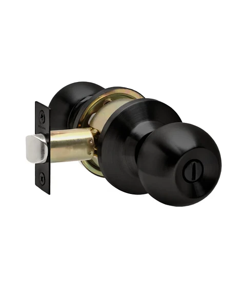 CERRADURA POMO STARK OFIC/DORMITORIO NEGRA SDP10-BL*