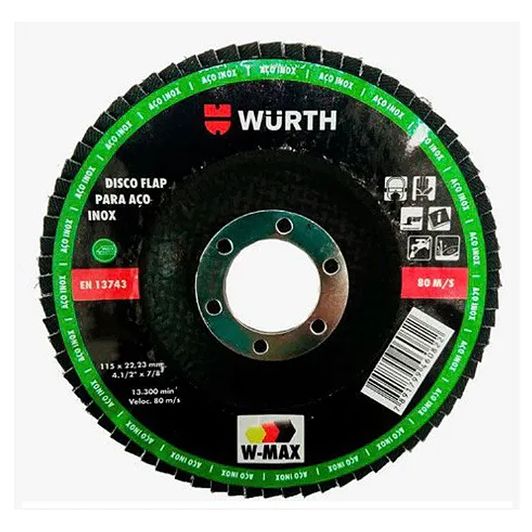 DISCO FLAP ACO WURTH 4.1/2