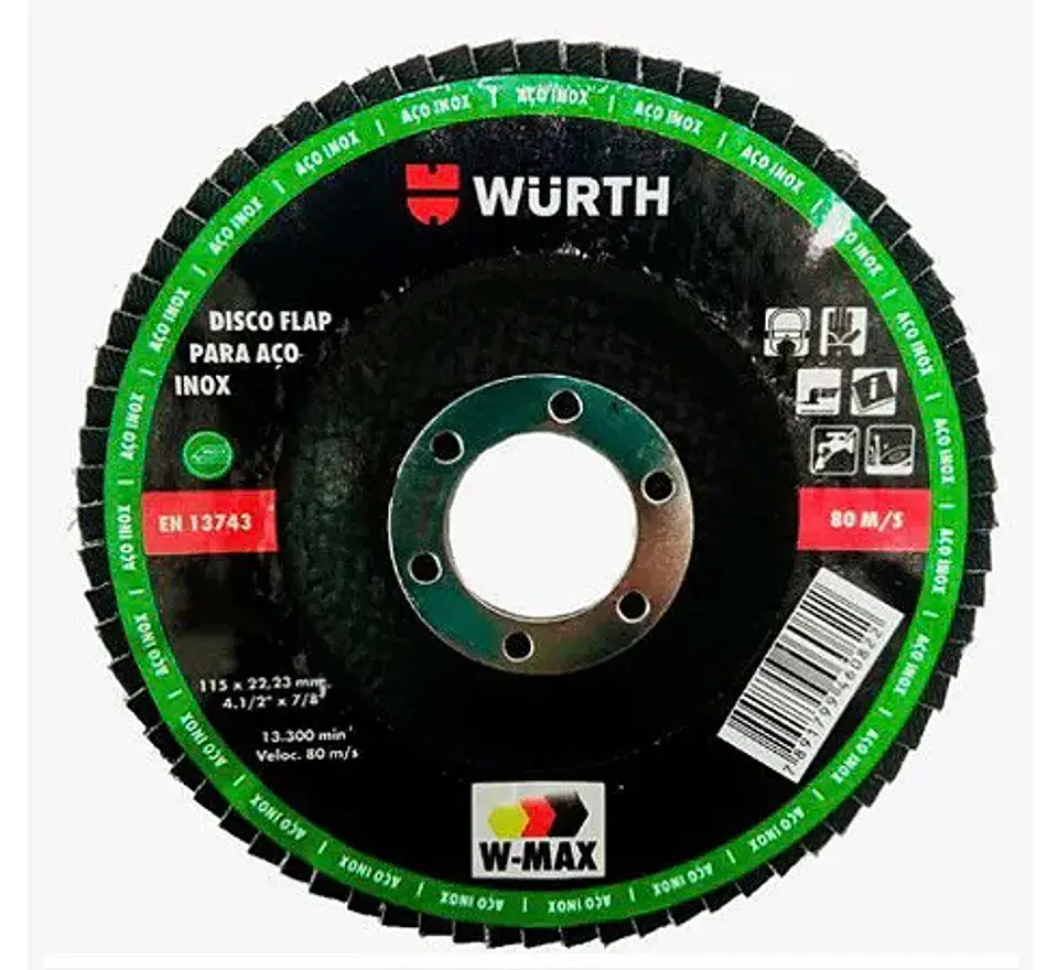 DISCO FLAP ACO WURTH 4.1/2