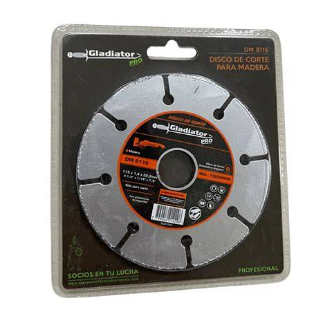 DISCO CORTE P/MADERA GLADIATOR 4.1/2" DM8115 054401