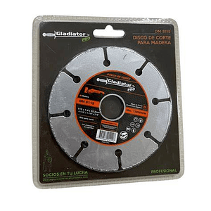 DISCO CORTE P/MADERA GLADIATOR 4.1/2
