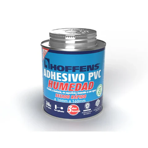 ADHESIVO PVC HOFFENS 240 CC. C/PINCEL 50035/50038