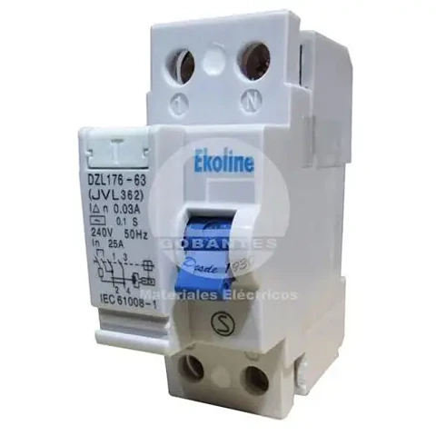 DIFERENCIAL EKOLINE 2 X 25 A. (30 MA) DIN 606365