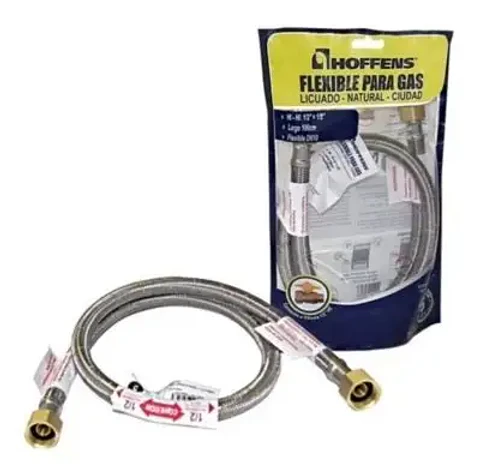 FLEXIBLE GAS HOFFENS 1/2"X1/2"X100CM.HI-HI 62616